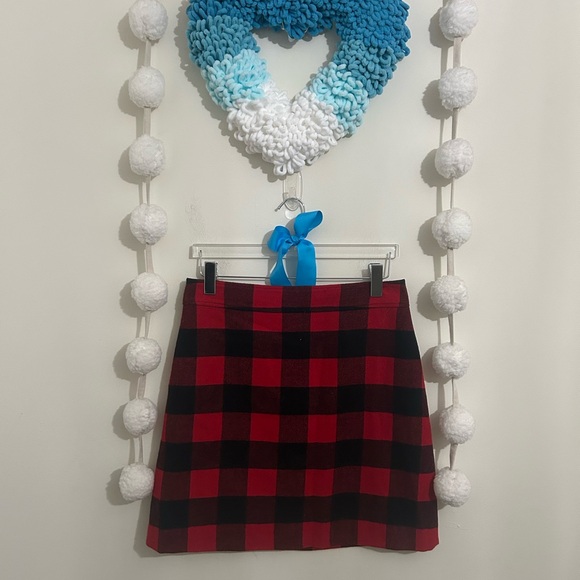 J Crew Buffalo Plaid Wool Skirt - Picture 12 of 12